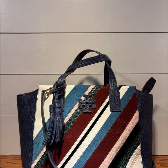 Tory Burch Thea Pieced Satchel - Picture 1 of 2